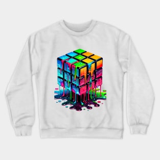 Meltdown Genius, Rubik's Cube Crewneck Sweatshirt